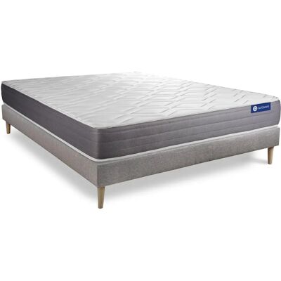 ACTISOM Grau Memory Foam Matratze - Unterstützung & Atmungsaktiv ACTISOM Grau Memory Foam Matratze - Unterstützung & Atmungsaktiv