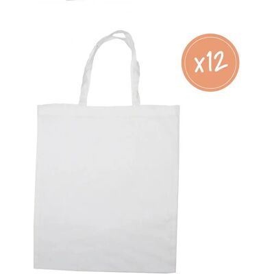 SODERTEX L515000 Sac de Shopping Blanc - Shopping Bag SODERTEX L515000 Sac de Shopping Blanc - Shopping Bag
