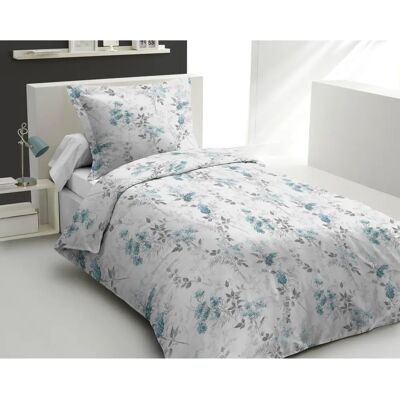 HOME LINGE PASSION POMPADOUR Parure de couette en coton - 140x200cm - Publicité HOME LINGE PASSION POMPADOUR Parure de couette en coton - 140x200cm - Publicité