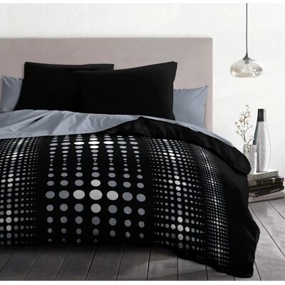 Home Linge Passion Microfiber Duvet Cover Set - Black - 240x260cm Home Linge Passion Microfiber Duvet Cover Set - Black - 240x260cm