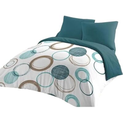 HOME LINGE PASSION Zielone Kółka Poszwa na kołdrę - Kołdra HOME LINGE PASSION Zielone Kółka Poszwa na kołdrę - Kołdra