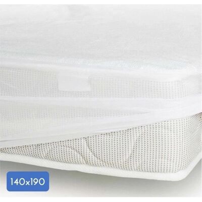 Protector de Matelas Blanc 190 x 140 cm Lovely Home - Protège-matelas - Publicité Protector de Matelas Blanc 190 x 140 cm Lovely Home - Protège-matelas - Publicité
