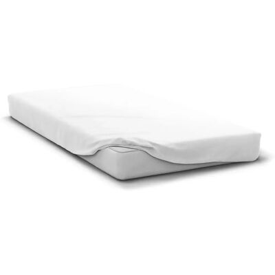 Drap housse HOME LINGE PASSION HP71768 Blanc Lit Double - Microfibre - Publicité Drap housse HOME LINGE PASSION HP71768 Blanc Lit Double - Microfibre - Publicité