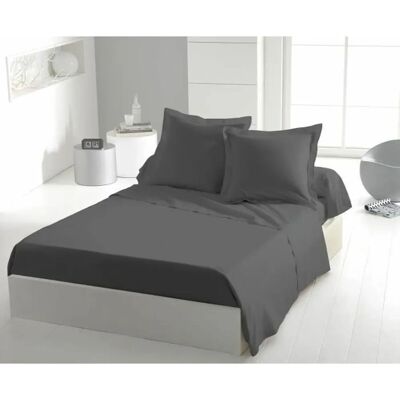 Prześcieradło pojedyncze HOME LINGE PASSION - Antracyt - 180x290cm Prześcieradło pojedyncze HOME LINGE PASSION - Antracyt - 180x290cm