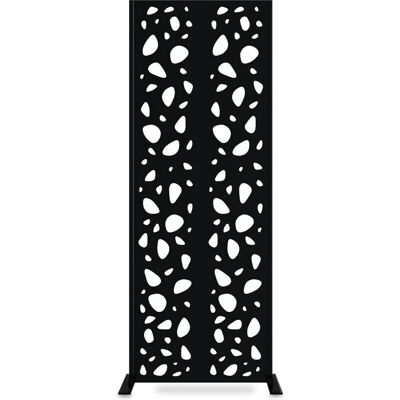 Panel decorativo negro SUNNY Casanoov - 160cm - Privacidad y Jardín Panel decorativo negro SUNNY Casanoov - 160cm - Privacidad y Jardín