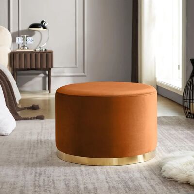 SICAAN Puf Charlotte II Terciopelo - Estilo Art Déco SICAAN Puf Charlotte II Terciopelo - Estilo Art Déco