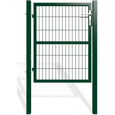 Puerta de jardín Casanoov - Malla galvanizada, Verde musgo, 1m Ancho Puerta de jardín Casanoov - Malla galvanizada, Verde musgo, 1m Ancho