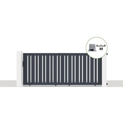 Casanoov - Portón corredero eléctrico 350x140cm Veymont + Motor C300 Casanoov - Portón corredero eléctrico 350x140cm Veymont + Motor C300