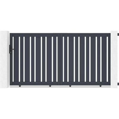 Casanoov Veymont 300x160cm Portón corredero de aluminio - Puerta Casanoov Veymont 300x160cm Portón corredero de aluminio - Puerta