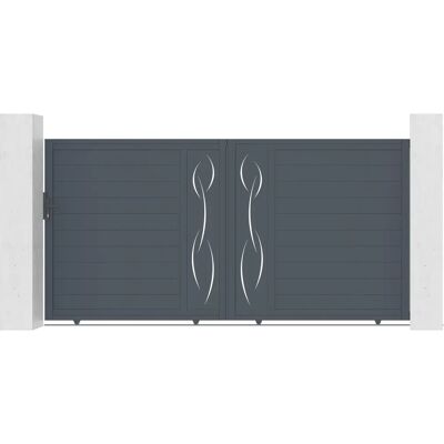 Casanoov Life 350C180 Automatisches Schiebetor-Set - Modernes Design Casanoov Life 350C180 Automatisches Schiebetor-Set - Modernes Design