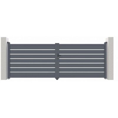 Casanoov Aluminium-Tor-Kit - Windbeständig, Modernes Design Casanoov Aluminium-Tor-Kit - Windbeständig, Modernes Design
