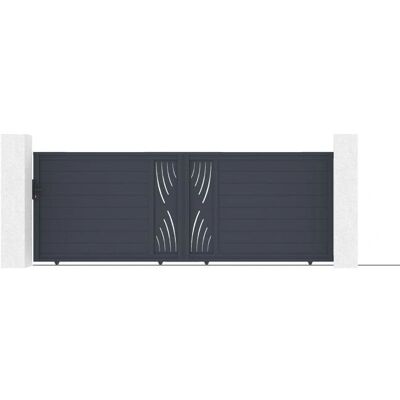 Casanoov Veletta Puerta Corredera de Aluminio - Diseño Naturaleza - 4m Casanoov Veletta Puerta Corredera de Aluminio - Diseño Naturaleza - 4m