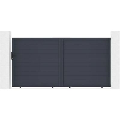 Kit de puerta corredera Casanoov Eiger - 3,5m, 350x180cm, Motor C600 Kit de puerta corredera Casanoov Eiger - 3,5m, 350x180cm, Motor C600
