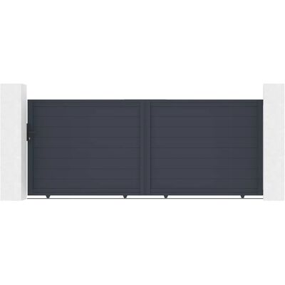 Casanoov - Kit de puerta corredera automática 3.5m Eiger 350x140cm + Motor C600 Casanoov - Kit de puerta corredera automática 3.5m Eiger 350x140cm + Motor C600