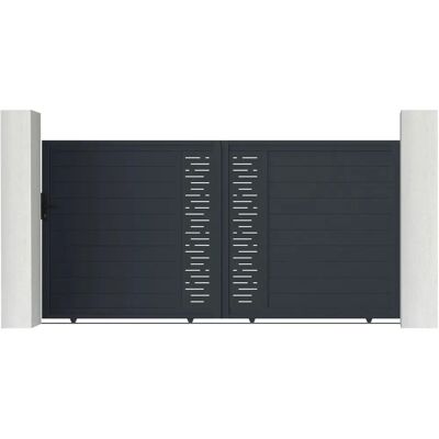 Casanoov - Kit de puerta corredera moderna con Casanoov - Kit de puerta corredera moderna con
