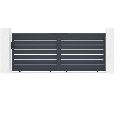 Casanoov - Kit de puerta corredera automática 3.5m Vogel 350x140cm + Motor C300 Casanoov - Kit de puerta corredera automática 3.5m Vogel 350x140cm + Motor C300