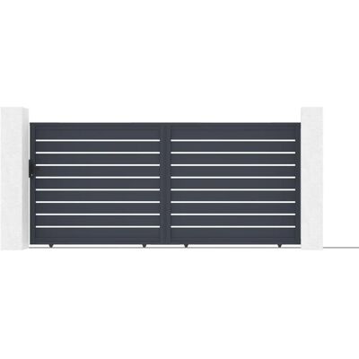 Casanoov - Aluminium Schiebetor 4m Vogel 400x180cm - Tor Casanoov - Aluminium Schiebetor 4m Vogel 400x180cm - Tor