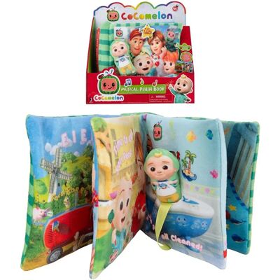 Livre en peluche CoCoMelon Temps de Chanson - Comptines Éducatives - Publicité Livre en peluche CoCoMelon Temps de Chanson - Comptines Éducatives - Publicité