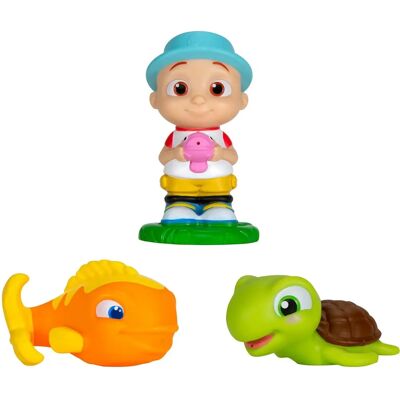 Jouets de bain Cocomelon JJ Poisson Tortue - Jouets de bain - Publicité Jouets de bain Cocomelon JJ Poisson Tortue - Jouets de bain - Publicité