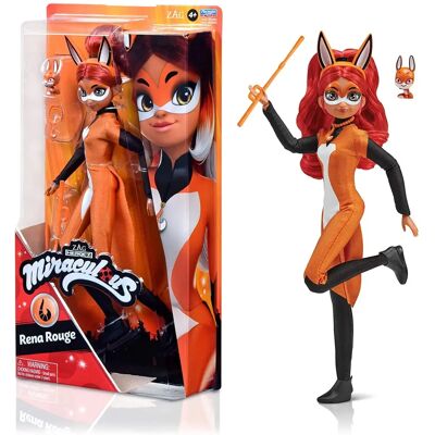 Lalka przebraniowa Bandai Miraculous Ladybug 26 cm - Rena Rouge (P50004) Lalka przebraniowa Bandai Miraculous Ladybug 26 cm - Rena Rouge (P50004)