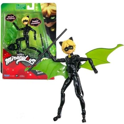 Poupée Cat Noir de Bandai - Figurine articulée 12 cm - Publicité Poupée Cat Noir de Bandai - Figurine articulée 12 cm - Publicité