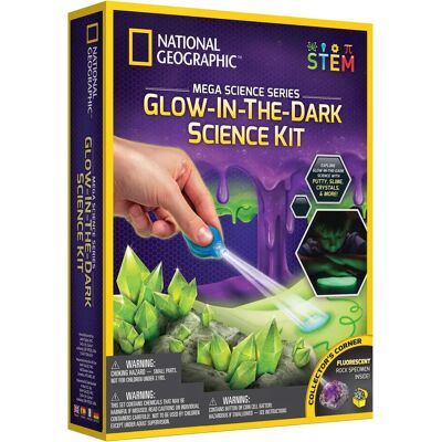 National Geographic Brand Mega Glow-In-The-Dark Science Kit - Science Kit National Geographic Brand Mega Glow-In-The-Dark Science Kit - Science Kit