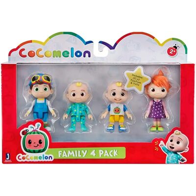 Ensemble de Jeu Bandai Cocomelon - 4 Pièces - Pour Enfants 4+ Ensemble de Jeu Bandai Cocomelon - 4 Pièces - Pour Enfants 4+