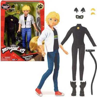 Lalka Adrien Superbohater Tajemnica Bandai Miraculous (P50356) Lalka Adrien Superbohater Tajemnica Bandai Miraculous (P50356)