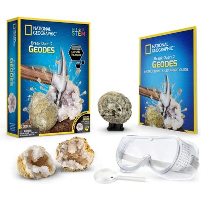 Set de Géodes National Geographic - Éducatif et Scientifique Set de Géodes National Geographic - Éducatif et Scientifique