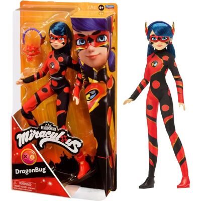 Lalka Dragonbug Miraculous Ladybug 26cm - Lalka Lalka Dragonbug Miraculous Ladybug 26cm - Lalka