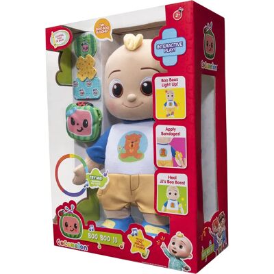 CoComelon JJ Boo Boo Doll - Soft Plush Toy with Healing Lights CoComelon JJ Boo Boo Doll - Soft Plush Toy with Healing Lights