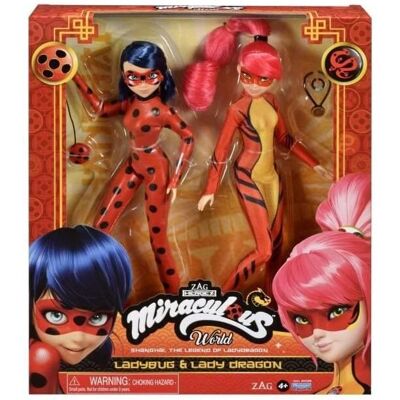 Figurki Akcji Miraculous Bandai - 26cm, Ladybug & Ladydragon Figurki Akcji Miraculous Bandai - 26cm, Ladybug & Ladydragon
