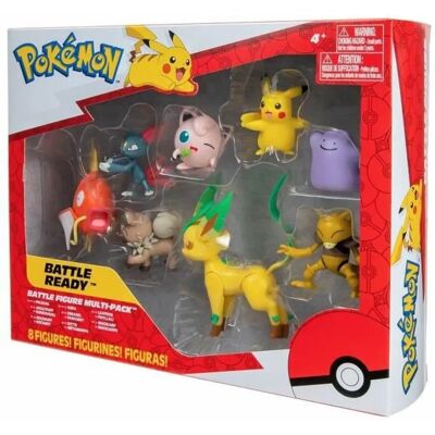 Figurines d'action Pokémon Bandai - Pikachu, Jigglypuff & autres - Publicité Figurines d'action Pokémon Bandai - Pikachu, Jigglypuff & autres - Publicité