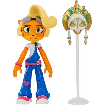Figurine Crash Bandicoot Coco avec Masque Kupunawa 11cm - Type de Produit - Publicité Figurine Crash Bandicoot Coco avec Masque Kupunawa 11cm - Type de Produit - Publicité