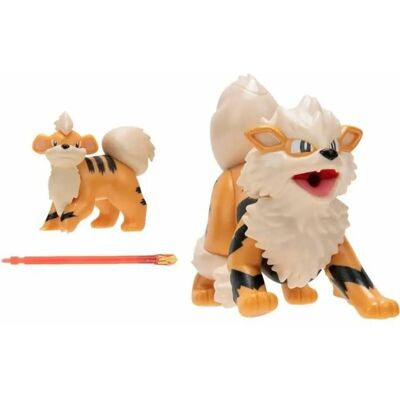 Figurine d'Action Pokémon Growlithe & Arcanine - Pokémon Evolution Pack - Publicité Figurine d'Action Pokémon Growlithe & Arcanine - Pokémon Evolution Pack - Publicité