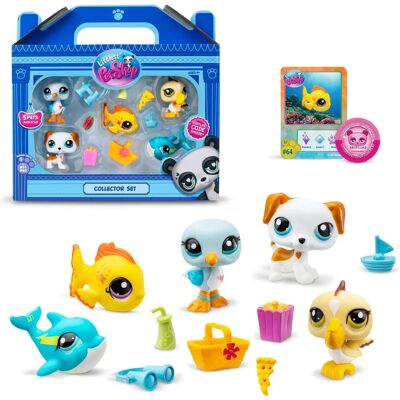 Bandai Littlest Pet Shop Beach Besties - Conjunto de Figuras Bandai Littlest Pet Shop Beach Besties - Conjunto de Figuras