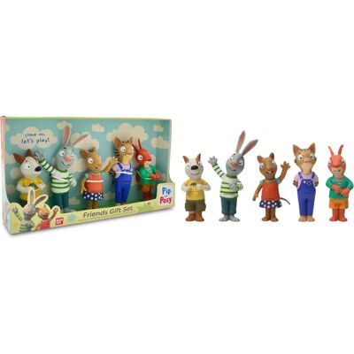 Ensemble de 5 figurines Bandai Pip et Posy - Cadeau à collectionner - Publicité Ensemble de 5 figurines Bandai Pip et Posy - Cadeau à collectionner - Publicité