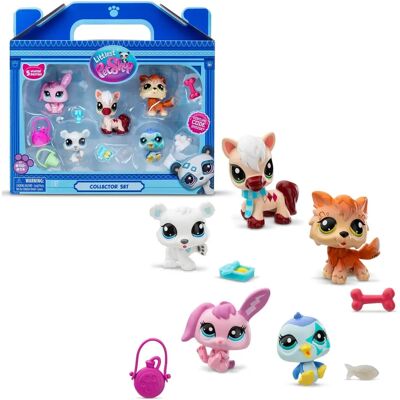 Littlest Pet Shop Winter Besties - Kolekcjonerski zestaw 5 sztuk Littlest Pet Shop Winter Besties - Kolekcjonerski zestaw 5 sztuk