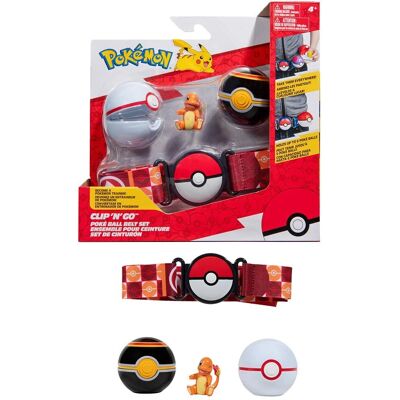 BANDAI Pokémon Clip 'N' Go Charmander - Ensemble de Figurines 5cm BANDAI Pokémon Clip 'N' Go Charmander - Ensemble de Figurines 5cm