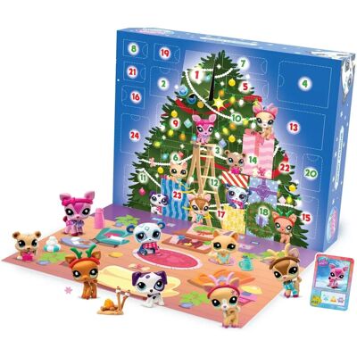 BANDAI Littlest Pet Shop Calendrier de l'Avent - 24 Surprises - Publicité BANDAI Littlest Pet Shop Calendrier de l'Avent - 24 Surprises - Publicité