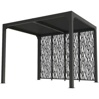 Foresta Pergola Bioclimatique en Aluminium - 240x300 - 4 Panneaux - Publicité Foresta Pergola Bioclimatique en Aluminium - 240x300 - 4 Panneaux - Publicité