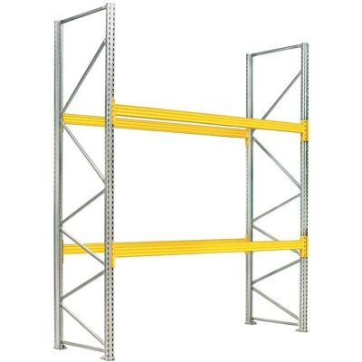 SETAM - Rack palettier - 2 niveaux - 2150 kg par niveau - Rayonnage de stockage - Publicité SETAM - Rack palettier - 2 niveaux - 2150 kg par niveau - Rayonnage de stockage - Publicité