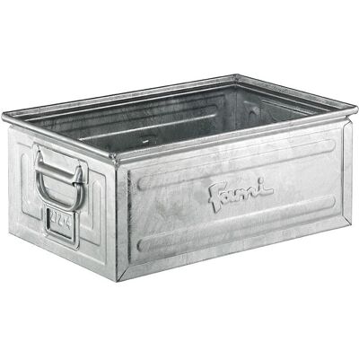 SETAM - Caisse métallique zinguée 27 L 450x300 - 27 L - Boîte de rangement - Publicité SETAM - Caisse métallique zinguée 27 L 450x300 - 27 L - Boîte de rangement - Publicité
