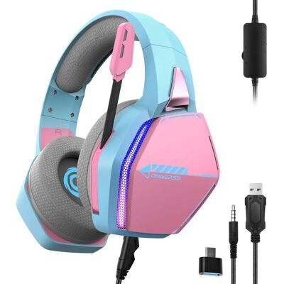 Oniverse Nebula Pink Kytketty pelikannusteri - Headset Oniverse Nebula Pink Kytketty pelikannusteri - Headset
