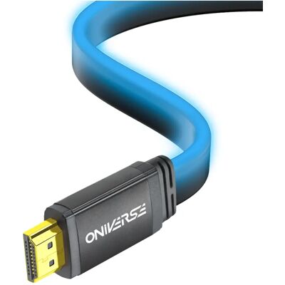 Oniverse ONICAB2 - 2m HDMI LED Kaapeli - Sininen - HDMI Kaapeli Oniverse ONICAB2 - 2m HDMI LED Kaapeli - Sininen - HDMI Kaapeli