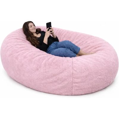 Bananair Pouf 160 cm - Grand canapé en fausse fourrure - Publicité Bananair Pouf 160 cm - Grand canapé en fausse fourrure - Publicité