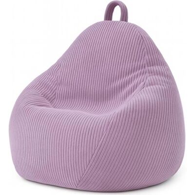 Pouf en velours de coton rose - Soutien pour dos et jambes - Publicité Pouf en velours de coton rose - Soutien pour dos et jambes - Publicité
