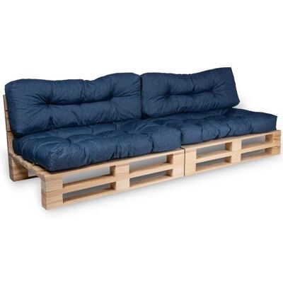 Coussins en Polyester Bleu Bananair - Mobilier d'Extérieur - Publicité Coussins en Polyester Bleu Bananair - Mobilier d'Extérieur - Publicité
