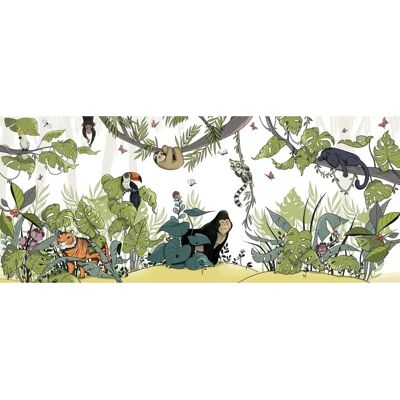 ACTE-DECO - Jungle Panorama - Vert clair - 425x250 - Wallpaper - Publicité ACTE-DECO - Jungle Panorama - Vert clair - 425x250 - Wallpaper - Publicité