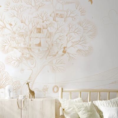 Acte Deco - panorama maison arbre noir - 525x250 cm - wallpaper - Publicité Acte Deco - panorama maison arbre noir - 525x250 cm - wallpaper - Publicité